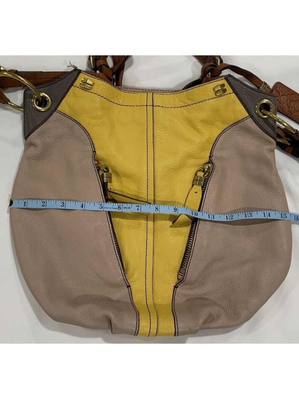 orYANY Womens Shoulder Hobo Bag Pebble Leather Adjustable Strap Pockets Purse - Picture 9 of 15